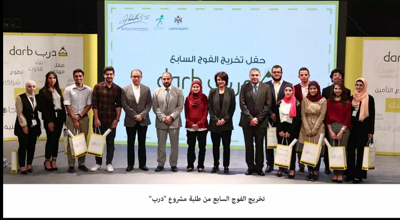 تخريج الفوج السابع من طلبة مشروع درب.