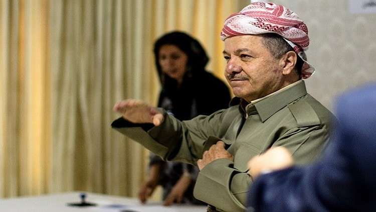 بارزاني: الاستيلاء على كركوك تم بقيادة إيران وبضوء من واشنطن ولندن