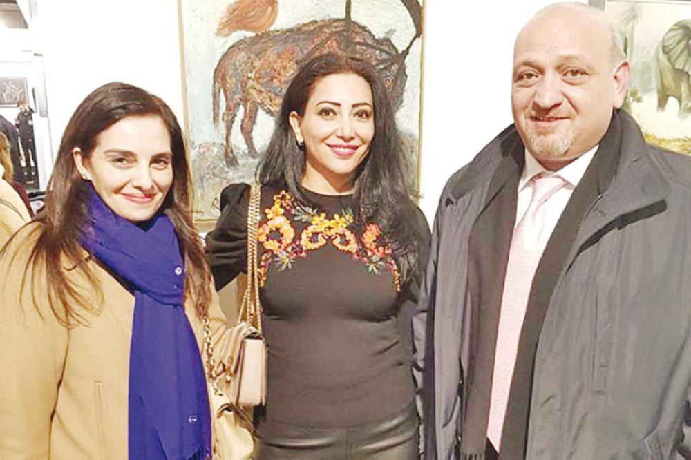 لوحات للرسامة العدوان في معرض جماعي بلندن