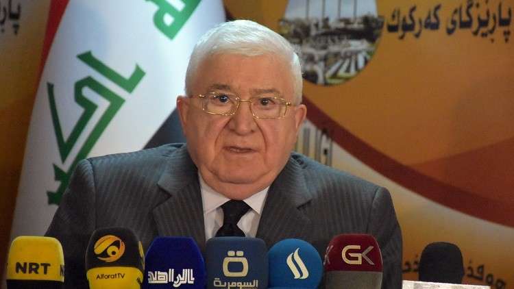 معصوم يدعو المتظاهرين بإقليم كردستان إلى ضبط النفس