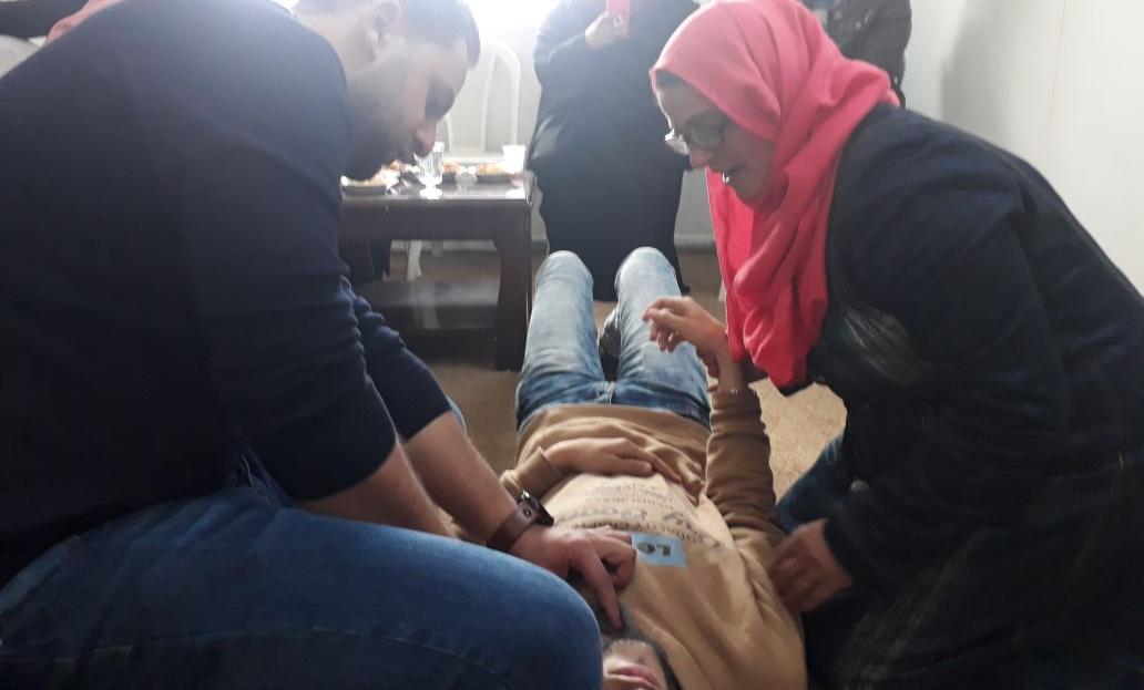ورشة تدريبيه حول الاسعافات الاوليه ...في المزار الشمالي.