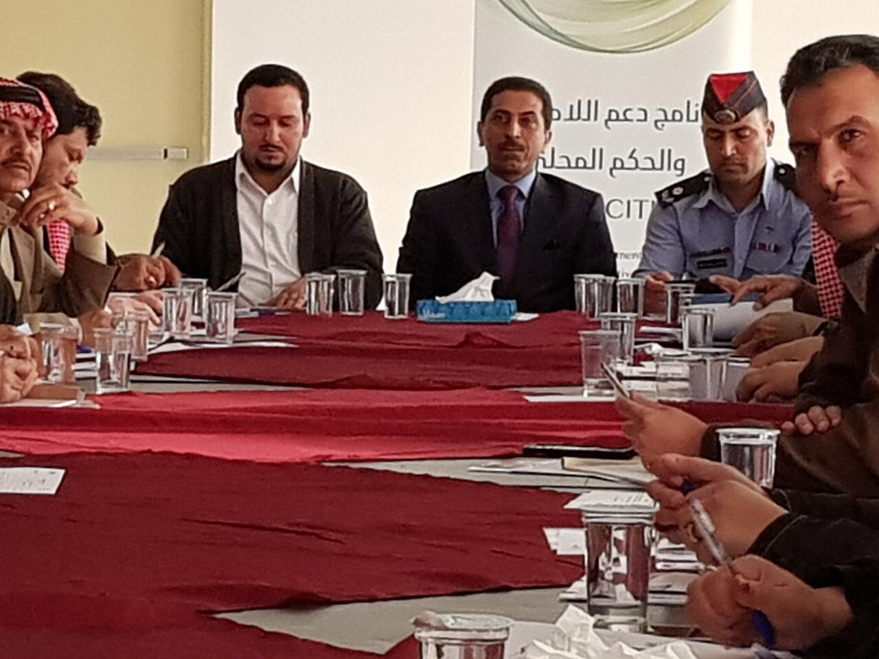 جلسة حوارية حول اللامركزية في قضاء ام الجمال.