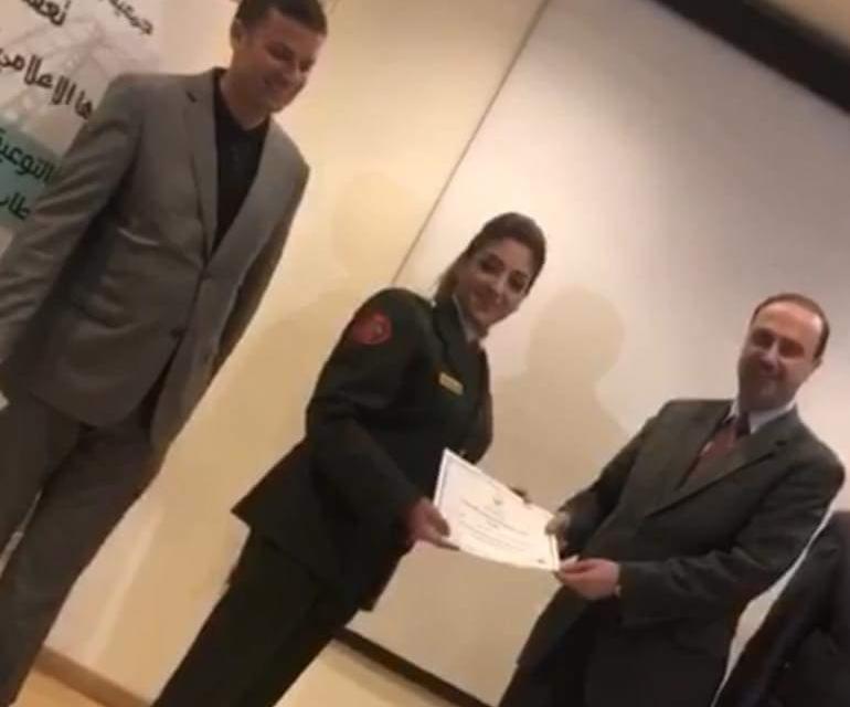 تحت رعاية وزير الدولة لشؤون الإعلام المومني كرمت جمعية المعذيعين.... المذيعات الأردنيات .