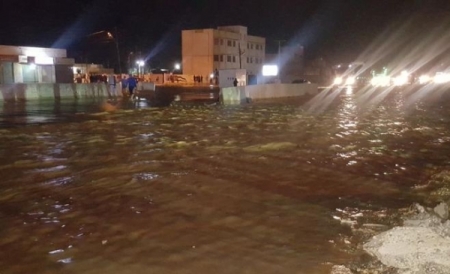 تعليق الدوام في ثلاث مدارس في قضاء ام الجمال بسبب السيول