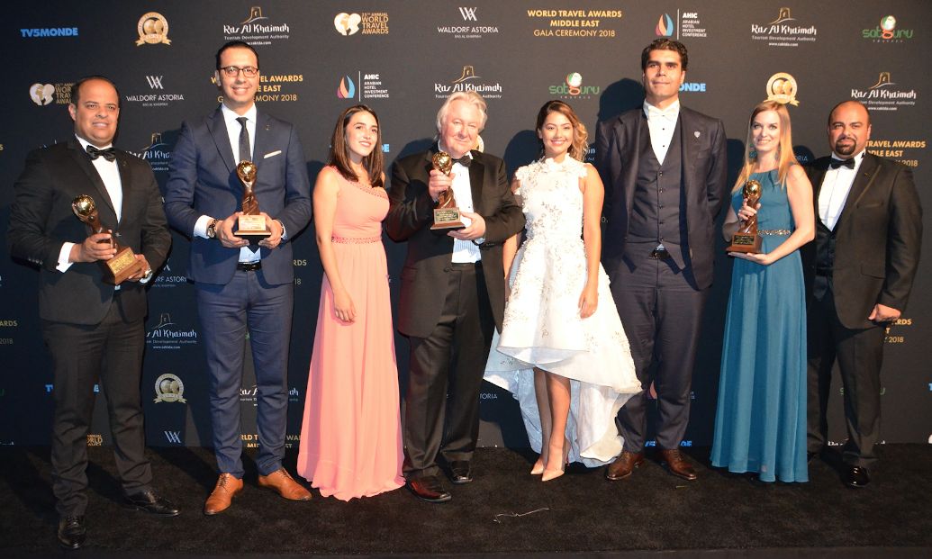جنة للفنادق والمنتجعات تحصد 4 جوائز في حفل جوائز السفر العالمية 2018.
