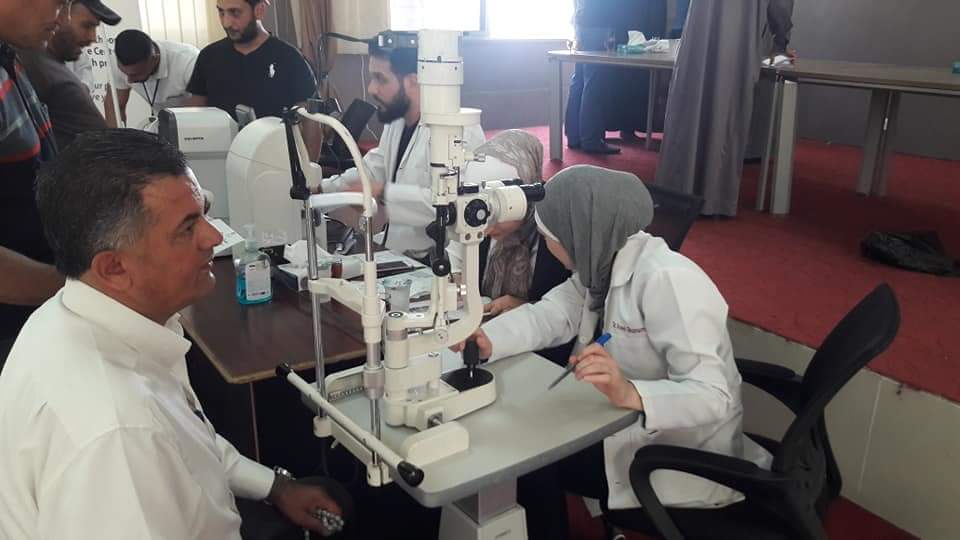 بلدية ناعور بالتعاون مع مركز الشامي للعيون يقيم يوما طبيا مجانيا لأهالي ناعور.