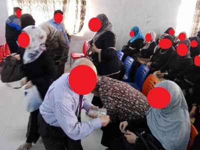 بالصور... امتهان لكرامة ومشاعر الفقراء والمحتاجين في جمعية المركز الإسلامي بإربد