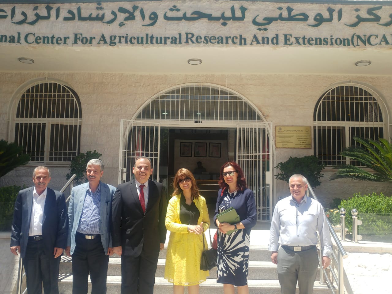 مدير عام المركز الدولي للزراعة الملحية تزور المركز الوطني للبحوث الزراعية.