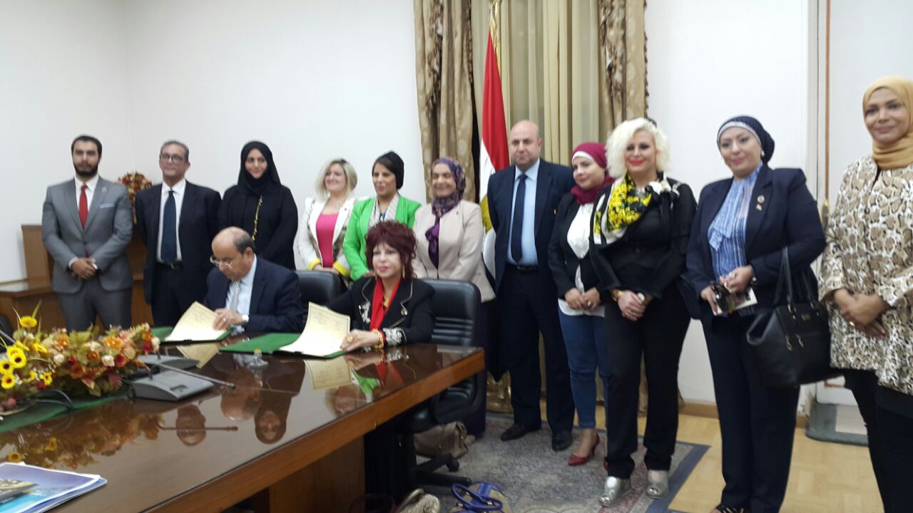 المستثمرات العرب يوقع بروتوكول تعاون مع الهيئة القومية للإنتاج الحربي.