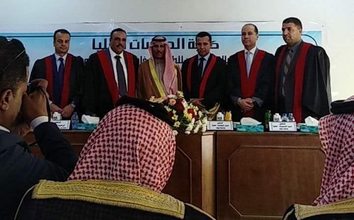مناقشة رسالة الماجستير للنقيب فادي المحارب.