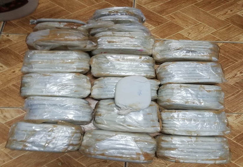 احباط تهريب 15000 حبة كبيتاجون في منطقة الدرة بالعقبة