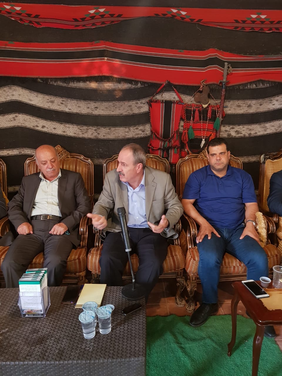 جلسة حوارية في ملتقى الاصلاح والتغيير في سحاب حول قانون الانتخاب.