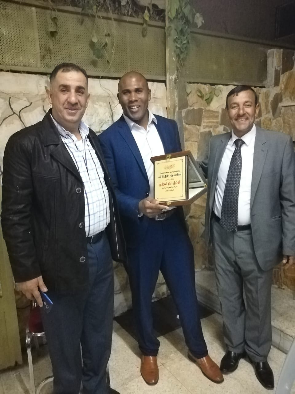 عشائر سحاب تكريم الوكيل البطل الغطاس العجالين.