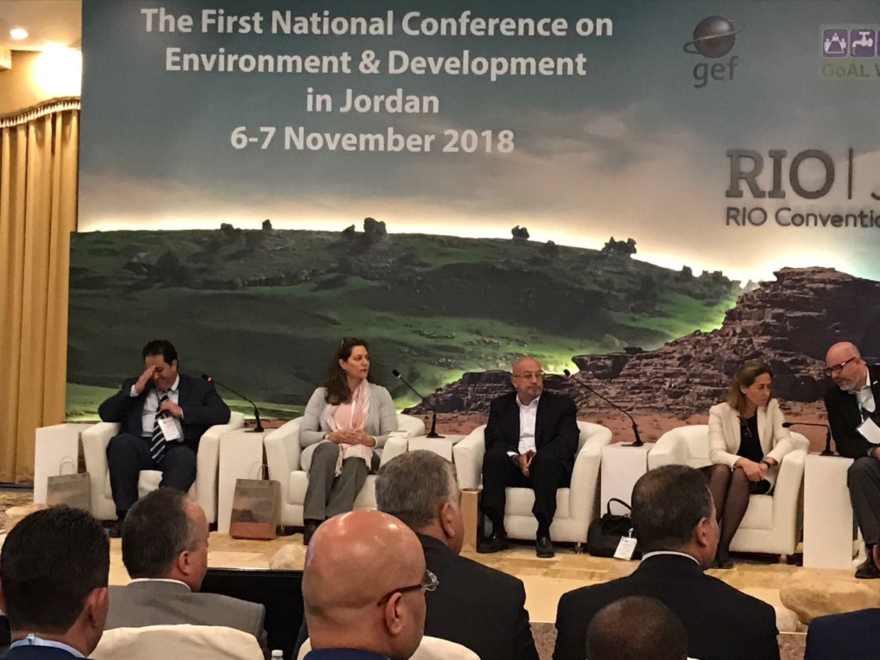 انطلاق اعمال المؤتمر الوطني الأول للبيئة والتنمية في الأردن تحت شعار  البيئة لا تعرف الحدود.