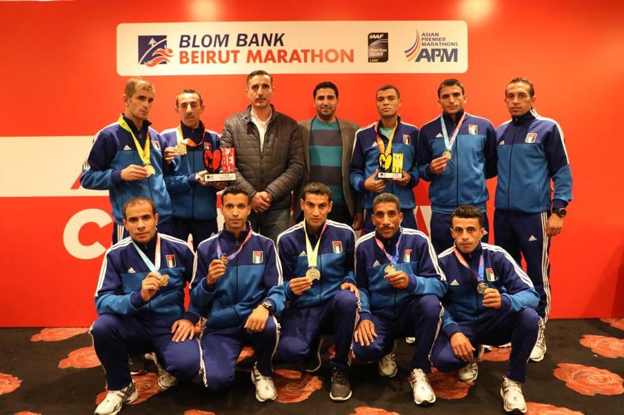 منتخب الدرك يحصد الذهب في ماراثون بيروت الدولي.