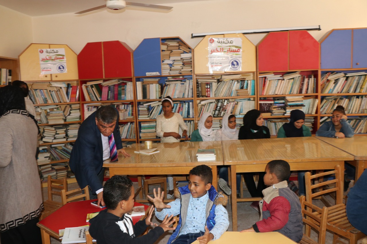 بالصور...اطلاق مكتبة مسار الخير النموذجية في غور الشيخ حسين.