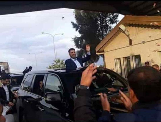 بالصور...البشابشة يشكر الملك والوفد النيابي بعد عودته للاردن من سوريا