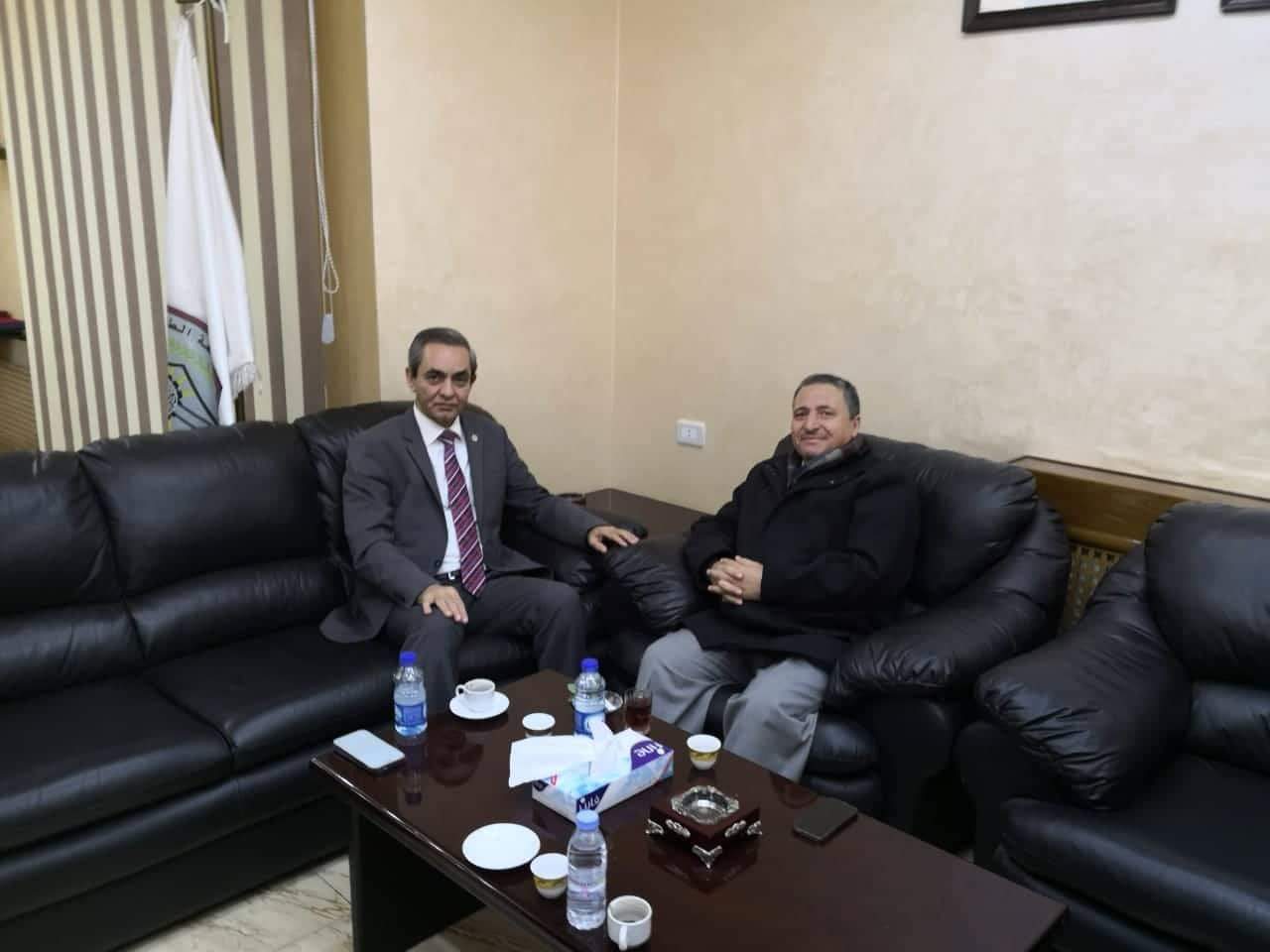 الدكتور الحوراني يلتقي مدير المركز الثقافي التركي