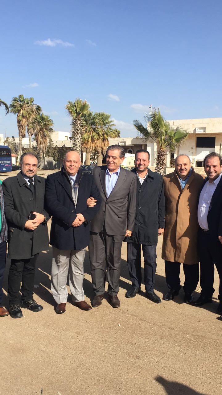 وفد من المقاولين يتوجه الى دمشق