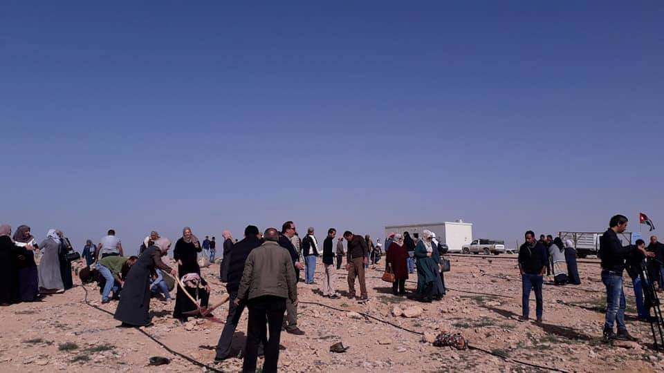 الزراعة تحتفل بيوم الشجرة وتزرع نبتة الجوجوبا في مادبا