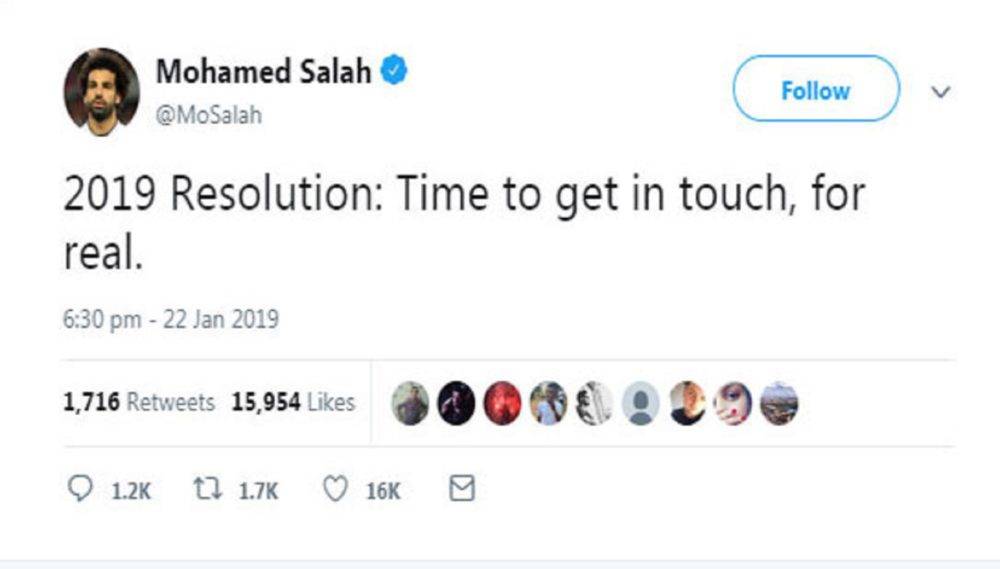 لماذا أغلق محمد صلاح حساباته على فيسبوك وتويتر وإنستغرام.