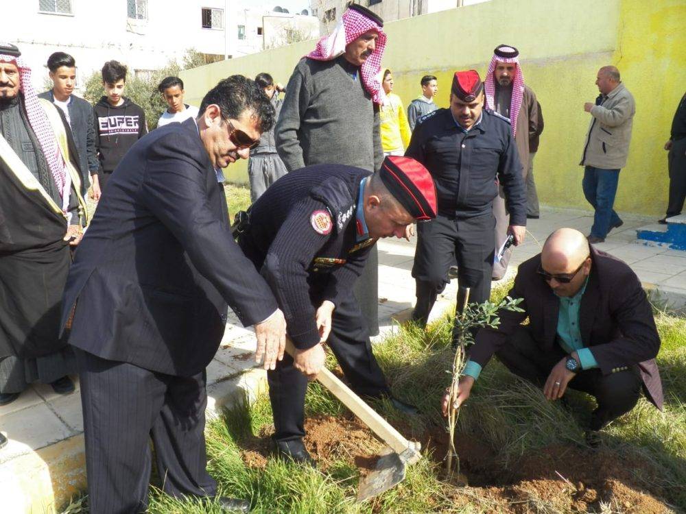 العقيد الفايز يرعى الإحتفال بيوم الشجرة بالقويسمة.