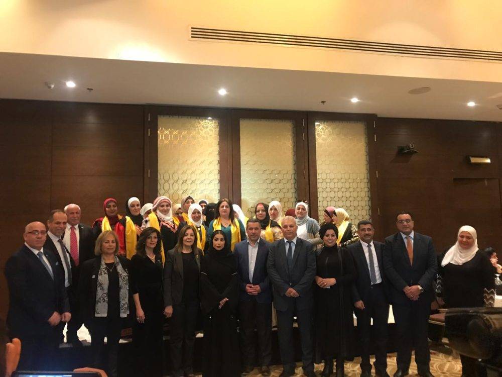  اندية ليونز قطاع الاردن ومؤسسة اطعام للتنمية والتدريب تخرج دورة تدريب اساسيات الخياطة