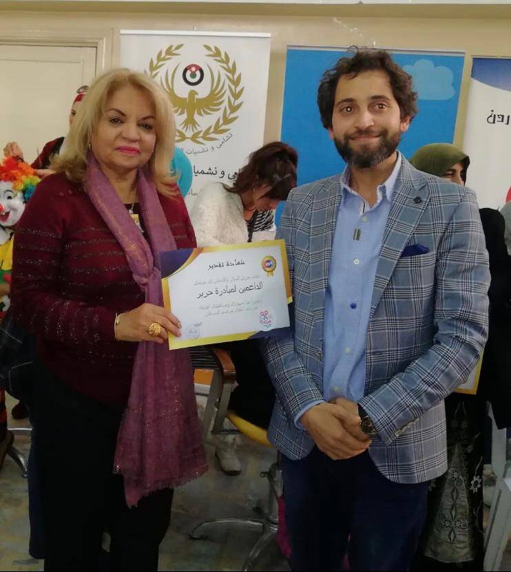 حرير ونشامى العمل التطوعي ينظمان يوماً توعوياً في مركز شباب العاصمة.