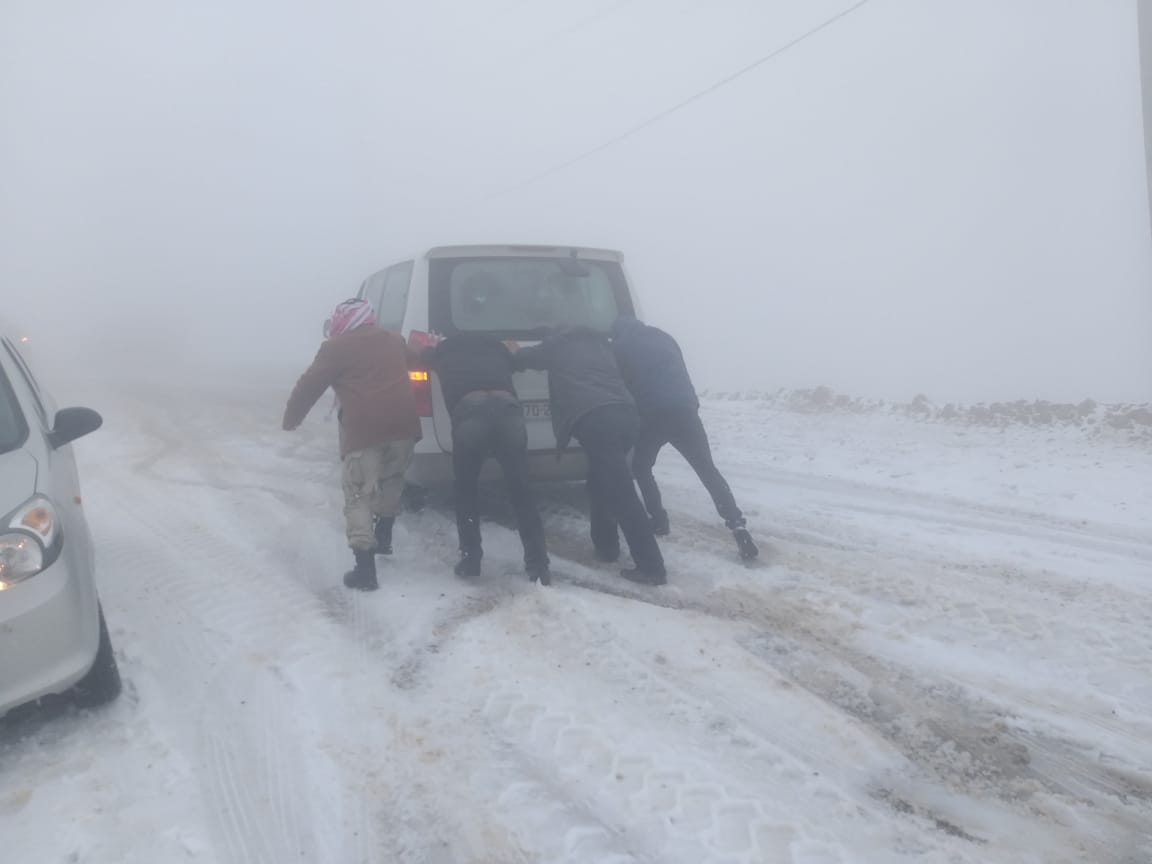 الخوالدة كوادر البلدية كانت على أتم الاستعداد لمواجهة الظروف الجويه ...صور