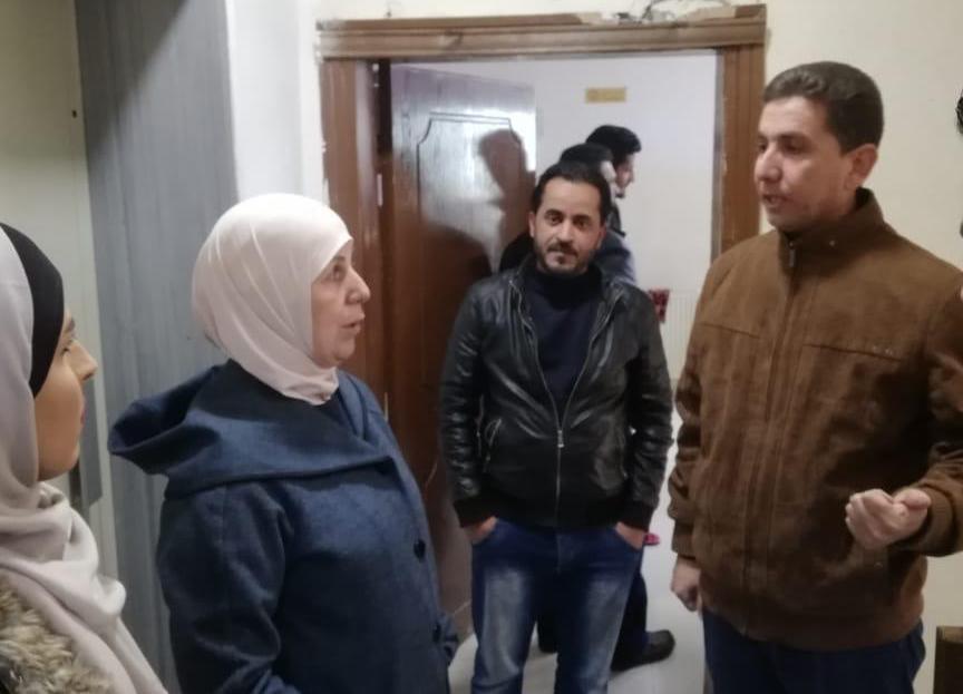 اسحاقات تتفقد دار رعاية الاطفال في عمان