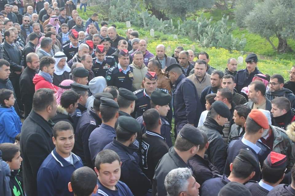 تشيع جثمان ملازم عبدالله البشايرة في حوفا بلواء الوسطية