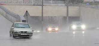 عدم استقرار جوي وتوقع أمطار غزيرة وبرد اليوم