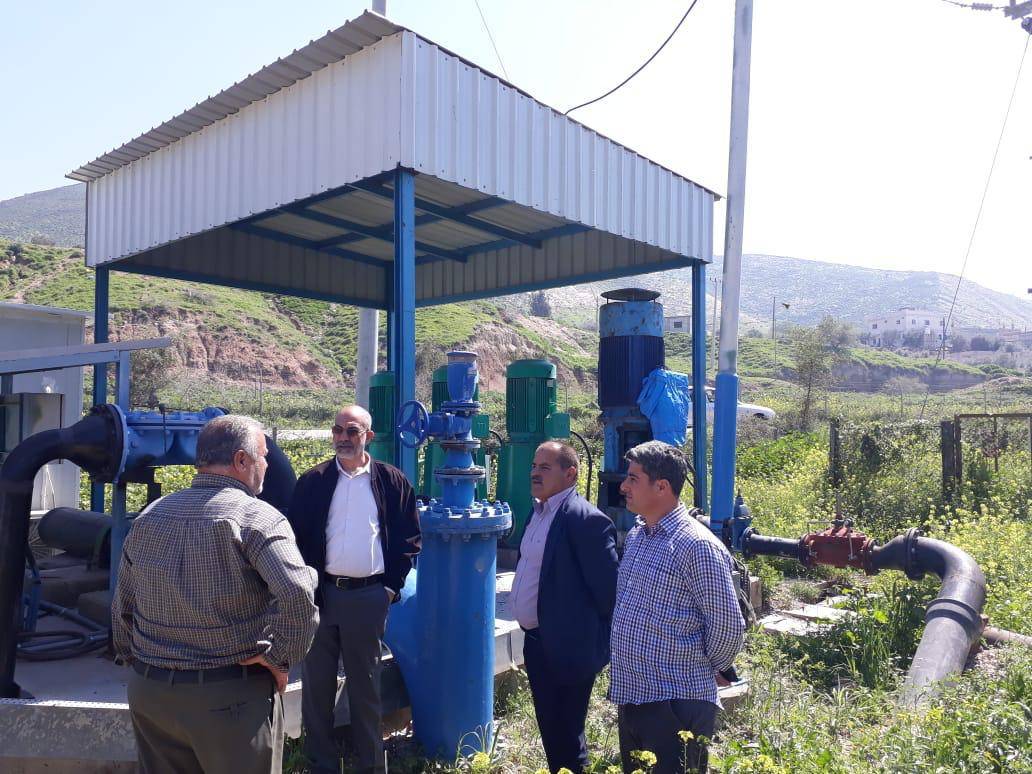 امين عام سلطة وادي الاردن يتفقد المنشأت المائية في الاغوار الشمالية