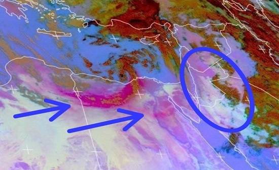 بالصورة ... ادارة الازمات يحذر من غبار كثيف قادما من مصر