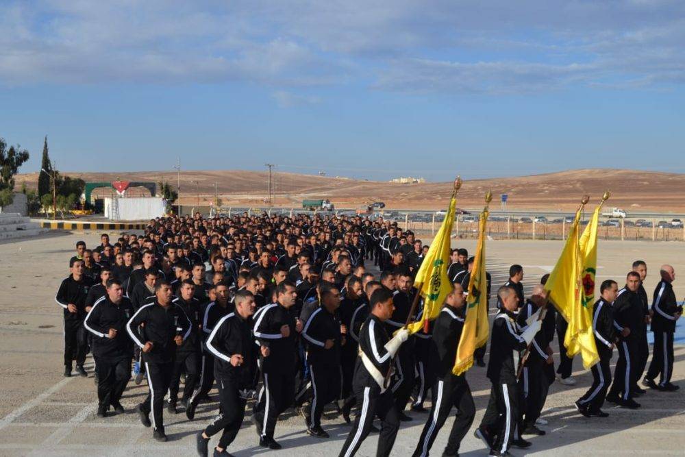 قيادة لواء الأمير الحسن بن طلال المدرع60 (لواء الكرامة) ينفذ رياضة صباحية جماعية