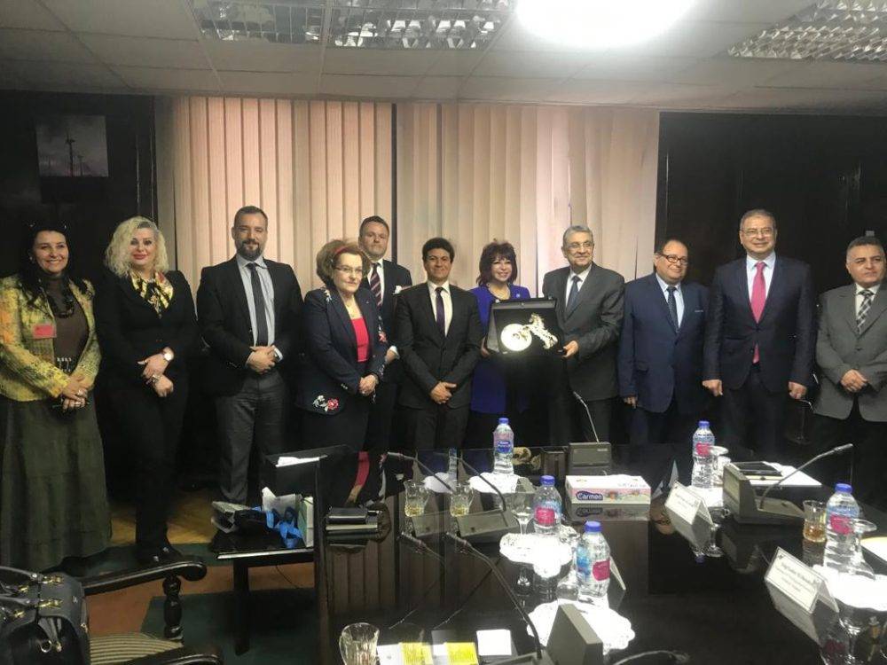 وزير الكهرباء والطاقة المتجددة يستقبل  رئيس إتحاد المستثمرات العرب الدكتورة يسى ونقيب المستثمرين الصناعيين بالسويس ....صور
