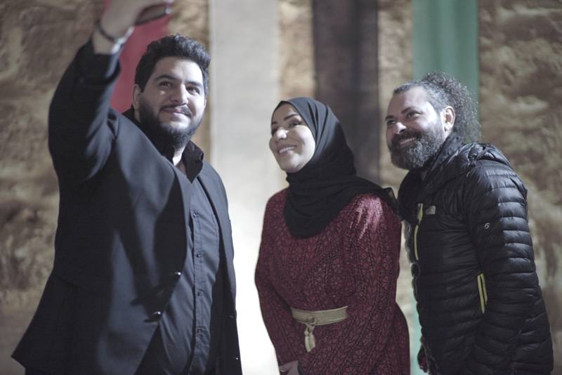 لأول مرة تلفزيون فلسطيني يجمع بين نداء شرارة ومحمد بشار بديو غنائي بعنوان  كلّك إلي ..صور