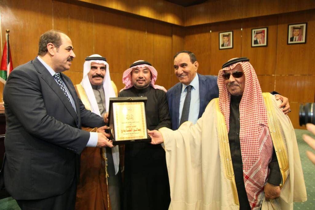 تكريم الشاعر السعودي صالح الشادي في العاصمة الأردنية عمان