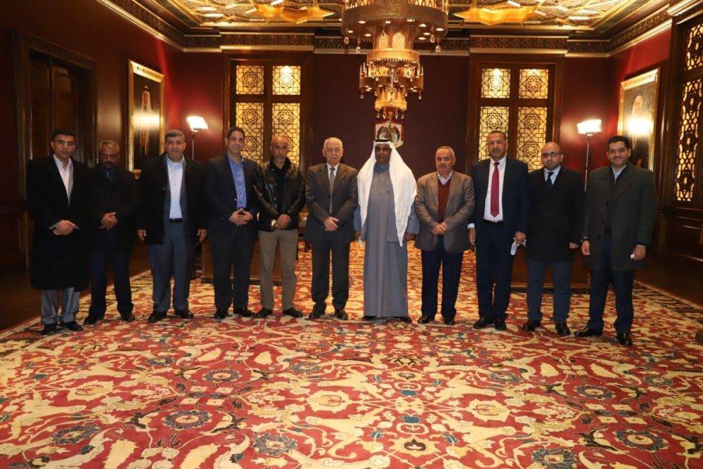 العيسوي يستقبل وفد ديوان نشامى عشائر الكعابنه...صور