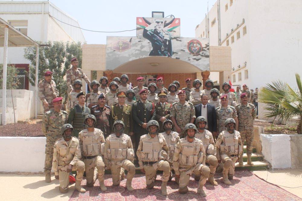 تخريج عدد من الدورات في مدرسة الأمير هاشم بن الحسين للعميات الخاصة