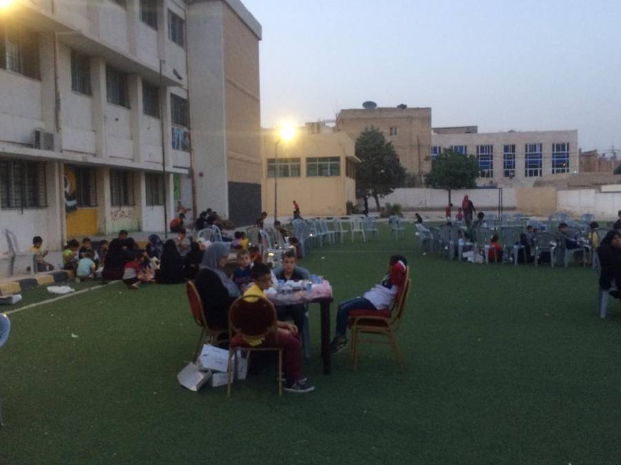 أكرم جروان يرعى إفطار الأيتام لمبادرته مشروعك وطنك في سحاب.