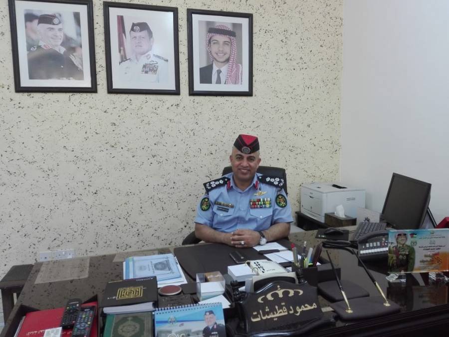 العين الطيب يبارك للعميد محمود قطيشات