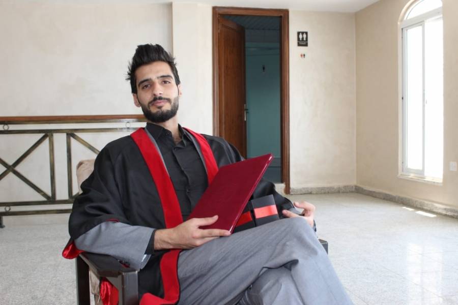 العين الطيب يبارك للواء م محمد  عليمات تخرج نجله معتصم