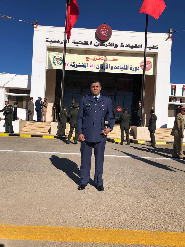 الزبن يهنئ الرائد الركن على  الدعجة