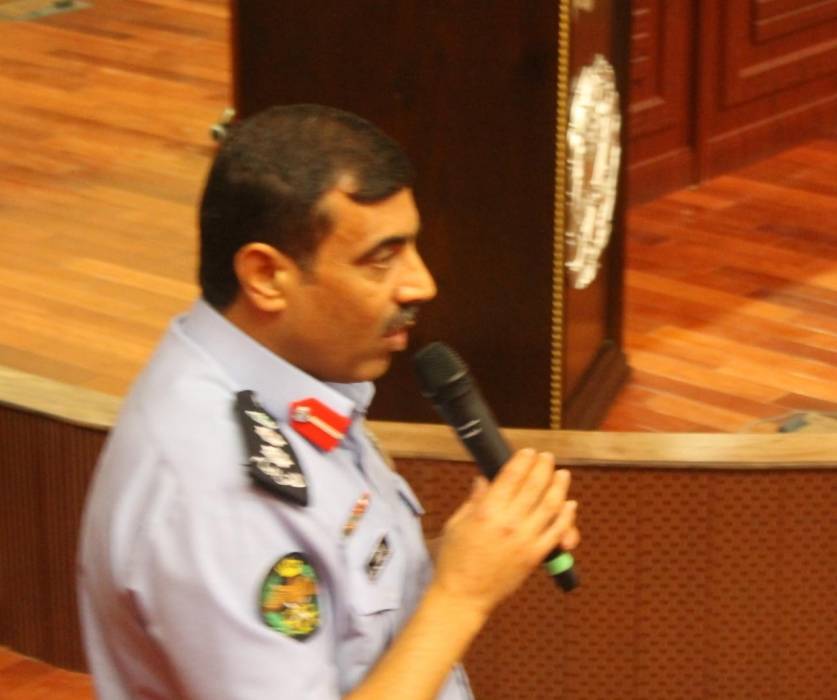 العقيد الجراح مدير العلاقات العامة والإعلام في الأمن العام