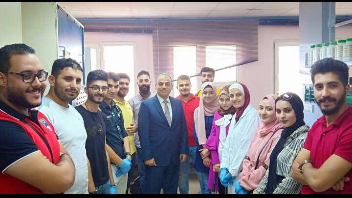 الوطني للبحوث الزراعية يدرب طلبة  الموارد الطبيعية من جامعة العلوم والتكنولوجيا