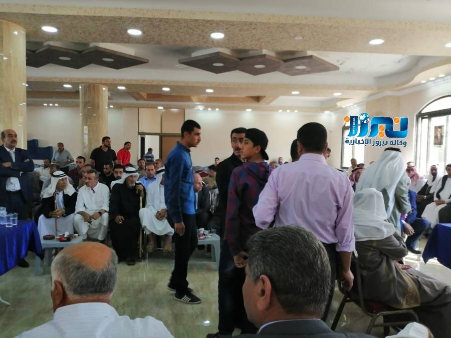شكر وعرفان على اتمام الصلح بين ابناء عشيرة العقيلي بحضور شيوخ ووجهاء من كافة أنحاء الأردن.