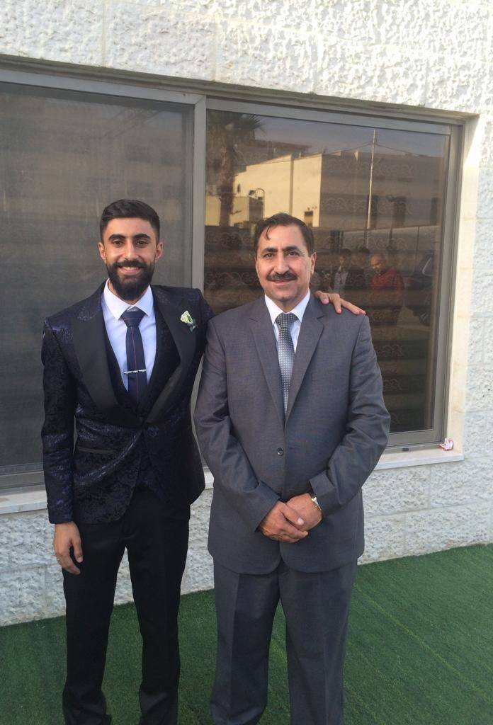 أكرم جروان يُهنىء جمال بريوش بزفاف نجله أحمد