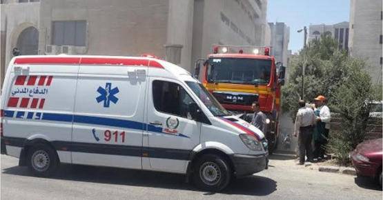 اصابة 26 شخصاً بتصادم حافلتين في الزرقاء