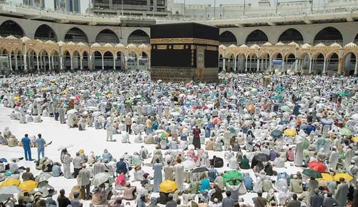 شاهد  أجمل الصور لحجاج بيت الله الحرام.